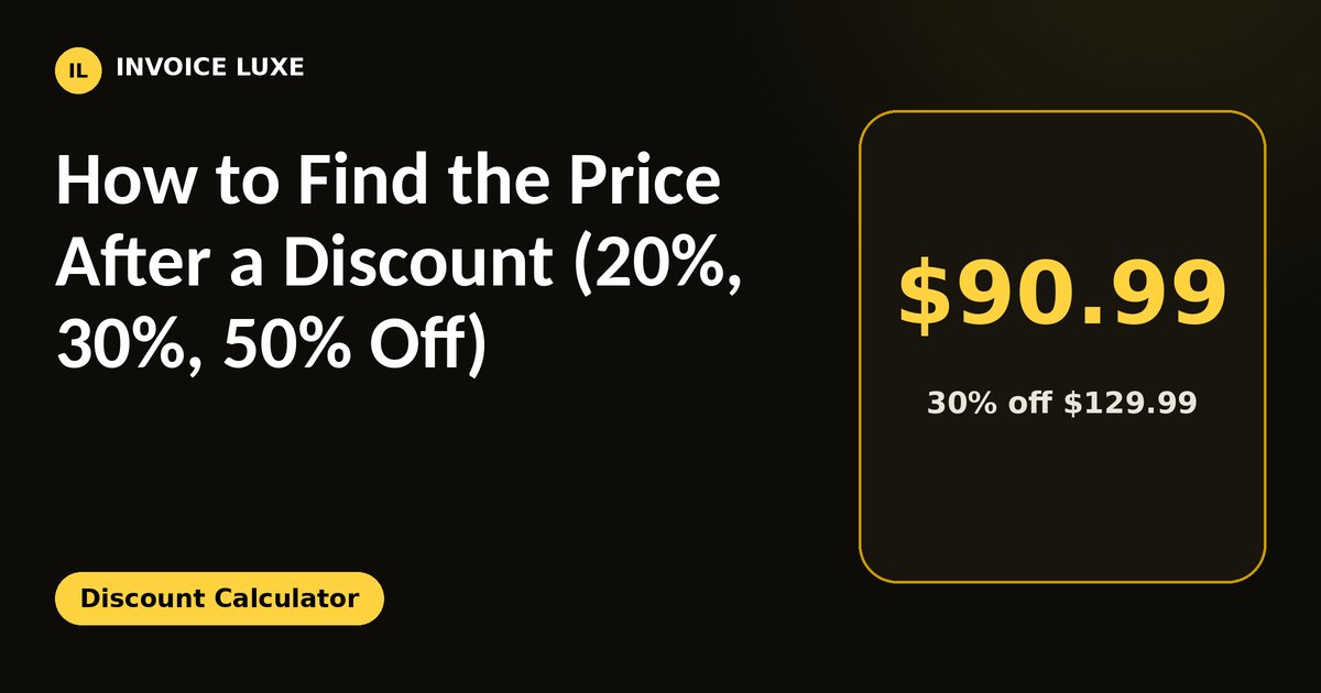 Multiplier method: 30% off means multiply the price by 0.70